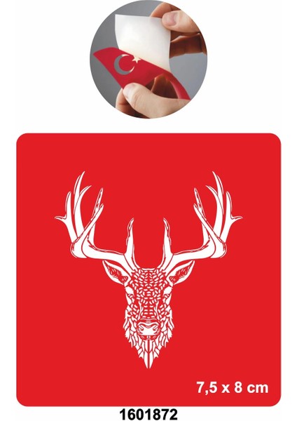 Yaban Hayat Geyik Tattoo Geçici Dövme Şablonları Kına Kalıpları