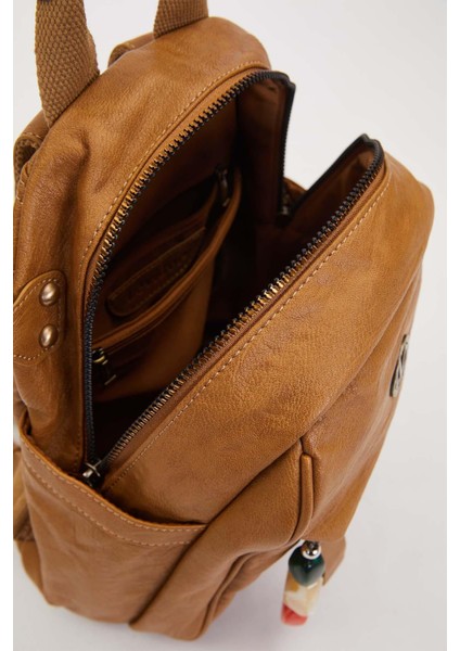 Kahve Taş Charm Detaylı Omuz Çantası modelleri