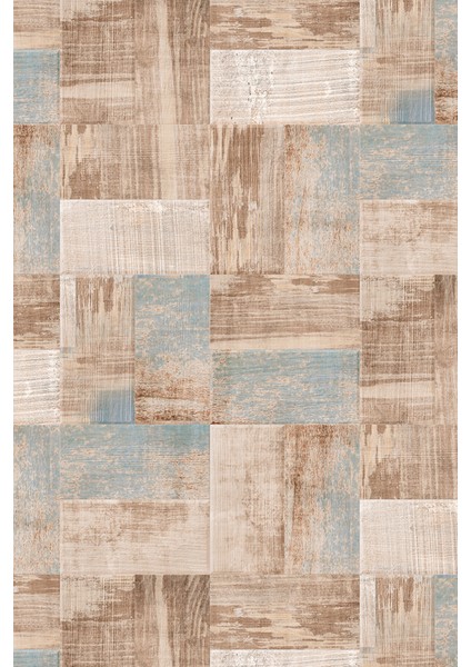 Rustik Ahşap Dokulu Patchwork Tekstil Duvar Kağıdı modelleri