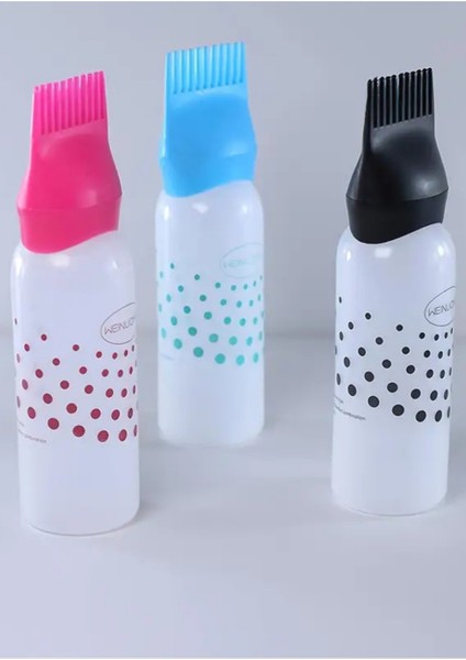 Taraklı Saç Boyama Şişesi Bakım Yağı Uygulama Aplikatörü Doldurulabilir Boş Şişe fırsatları