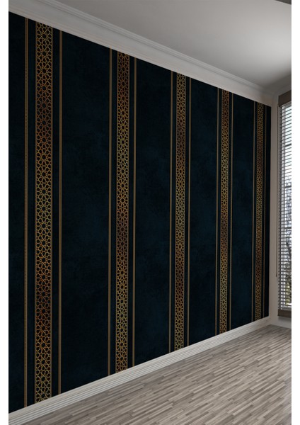 Osmanlı Motifli Altın Şerit Tekstil Duvar Kağıdı fiyatları