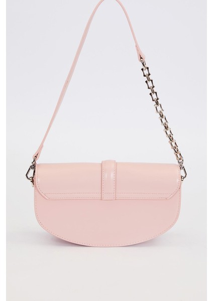 Pembe Metal Detaylı Omuz Çantası fırsatları