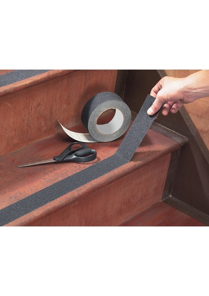 Merdiven Zemin Halı Kaydırmaz Bant 25MM x 5 mt