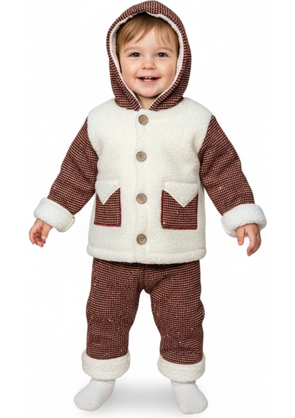 BEBEK POLAR MONT VE PANTOLON TAKIM