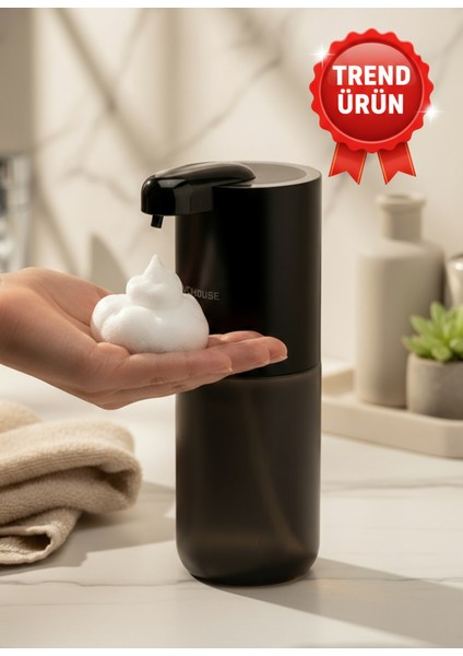 Otomatik Sensörlü Köpük Sıvı Sabunluk - Şarjlı- Duvara Monte - P12S Model