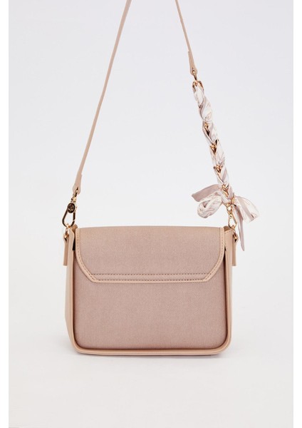 Gri Fular Bağlama Detaylı Omuz Çantası fırsatları