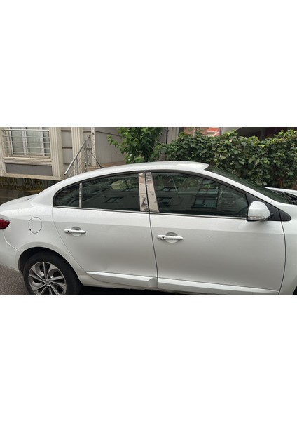 Renault Fluence Sedan Krom Kapı Direği 6 Parça Krom Paslanmaz Çelik Cam Direk modelleri