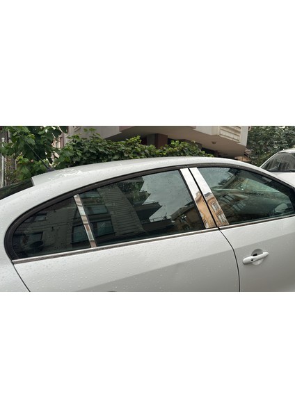 Renault Fluence Sedan Krom Kapı Direği 6 Parça Krom Paslanmaz Çelik Cam Direk indirimleri