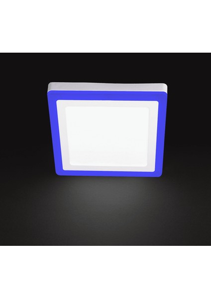 YL15 1800 R Sıva Üstü Kare 18+6W Fonksiyonlu LED Spot 6500K Beyaz+Mavi Renkli fiyatları