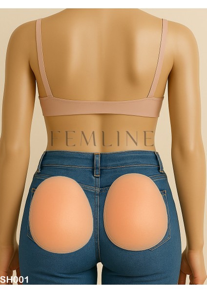 Silikon Yapışkanlı Kalça Kaldırıcı ve Şekillendirici Ped - Çıkarılabilir - Belirgin Hatlar fiyatları