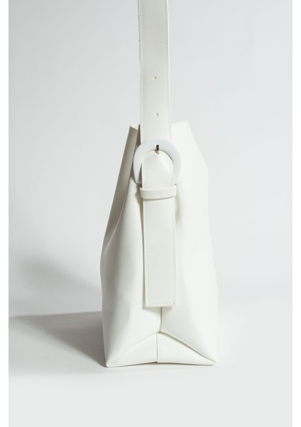 Içi Süet Yumuşak Deri Çıtçıt ve Fermuarlı Iç Bölme Büyük Boy Shopper Çanta