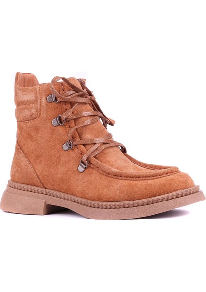 - Hakiki Süet Deri Taba Rengi Kadın Bot - 25101955 fiyatları