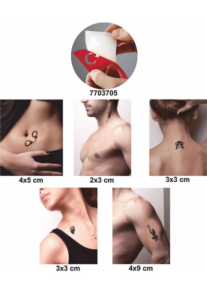 Şeytan Azapta 5 Li Set Geçici Dövme Kına Şablonu fiyatları
