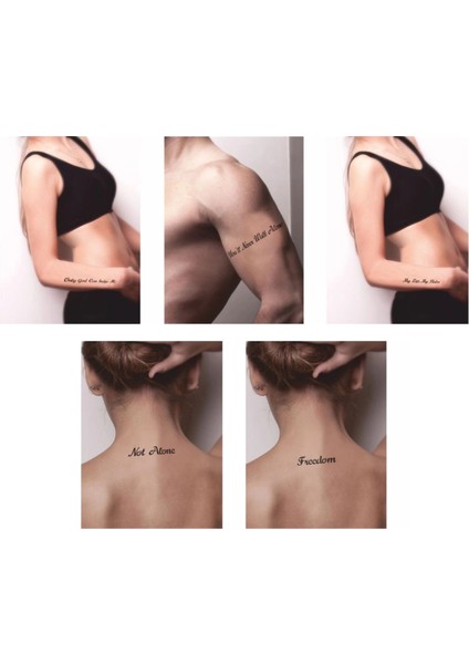 Favori Slogan Desenleri Hint Kınası ile Geçici Dövme Yapma Seti fiyatları