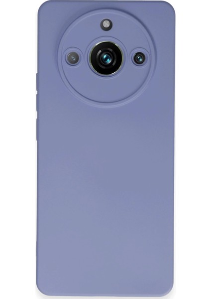 Realme 11 Pro Kılıf Nano Içi Kadife Silikon - Lila - MKR028291-4794