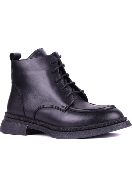 - Hakiki Deri Siyah Renk Kadın Deri Bot - 25101950 fiyatları