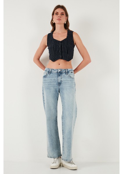 Slim Fit Kalp Yaka Düğmeli Kalın Askılı Crop Yelek Bayan Yelek 5865497 fiyatları