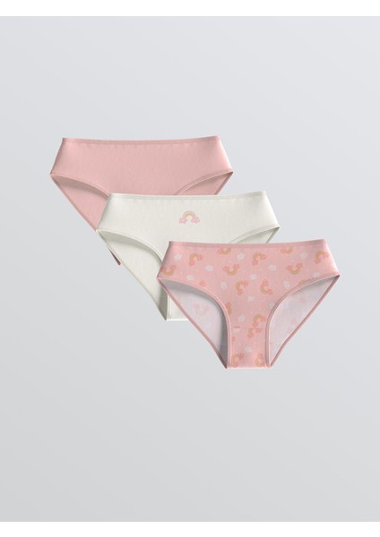 Yeni Sezon Baskılı Kız Çocuk Külot 3'lü