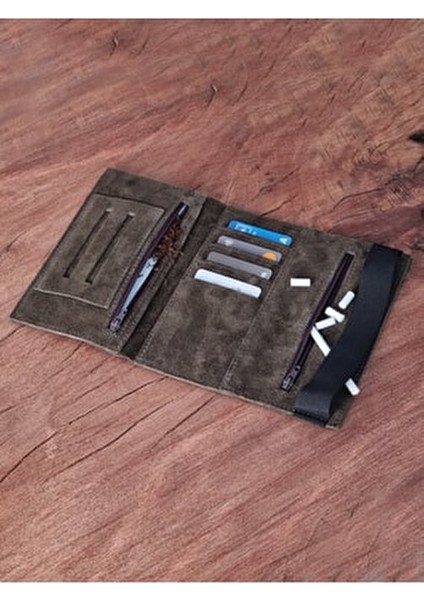 Tütün Kesesi Süet Deri Ergonomik Kullanım 23x16,7 cm Şık Hediye Seçeneği