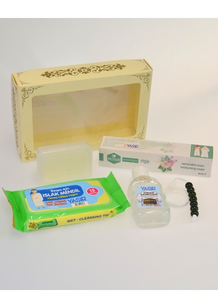 Mini Ihram Seti – Hac ve Umre Için Kokusuz Hediye Seti, Tavaf Tesbihli Özel Kutulu fiyatları