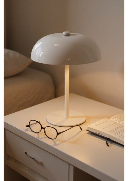 Lumi Ekru Dokunmatik Dekoratif Abajur fiyatları