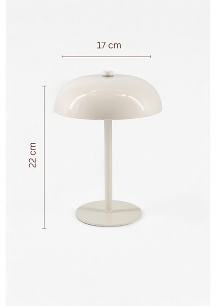 Lumi Ekru Dokunmatik Dekoratif Abajur indirimleri