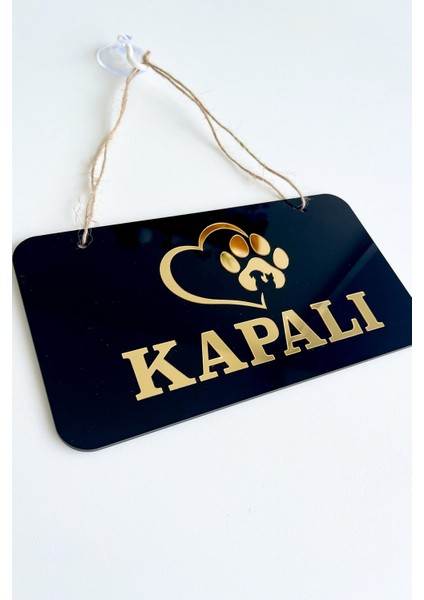 Pet Shoplar Için Gold Tasarımlı Pleksi Kapı Tabelası (Açık/kapalı) fırsatları