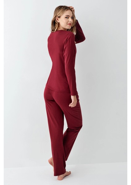 Arnetta 3446-S Kadın Uzun Kol Pijama Takım modelleri
