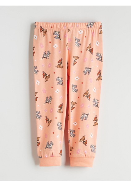 Yeni Sezon Bambi Baskılı Kız Çocuk Pijama Takımı fırsatları