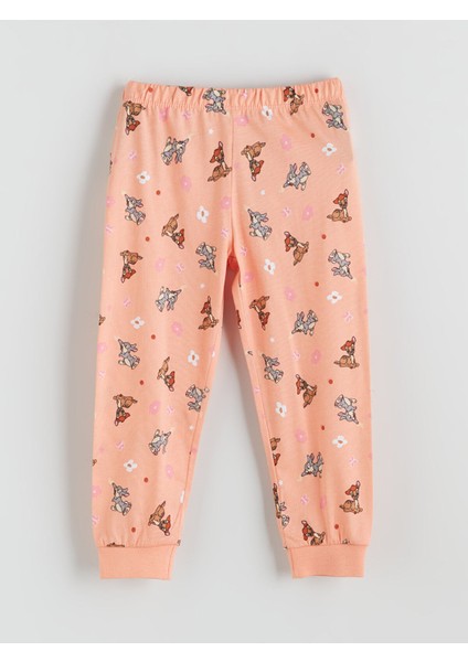 Yeni Sezon Bambi Baskılı Kız Çocuk Pijama Takımı indirimleri