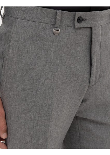 Erkek Füme Slim Fit Kumaş Pantolon 50317637-VR058 indirimleri