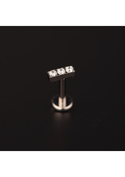 Yüksek Kalite G23 Titanium Pırlanta Modeli Titanyum Kıkırdak Helix Tragus Piercingi