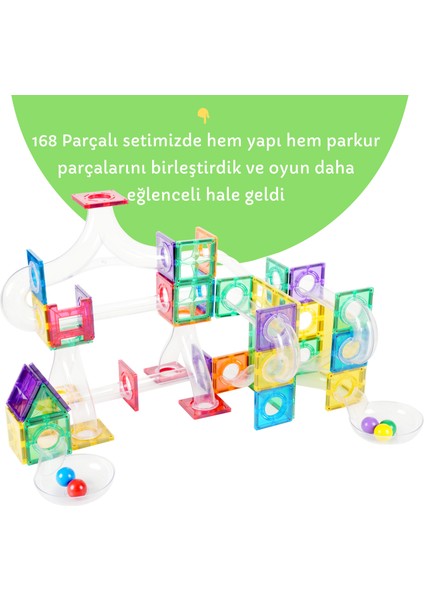 200 Parçalı Manyetik Karma Parkur Seti