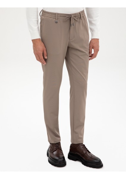 Erkek Bej Slim Fit Klasik Jogger Pantolon 50317618-VR011 fiyatları