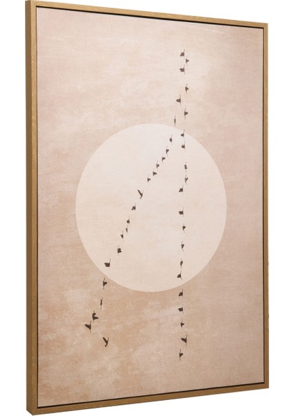 Deco Pajaros Tablo - Bej - 90X60 cm modelleri