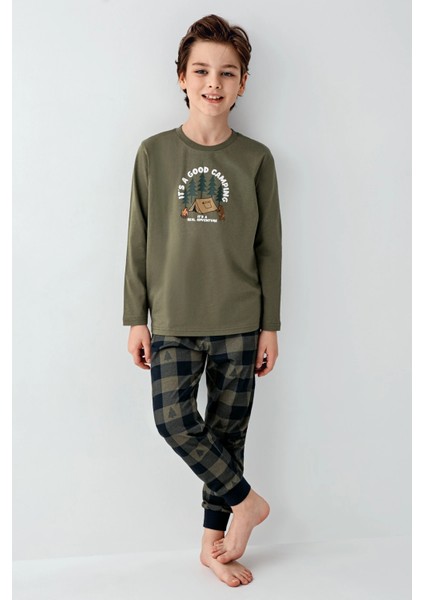 Arnetta 3500-G Erkek Çocuk Uzun Kol Pijama Takım