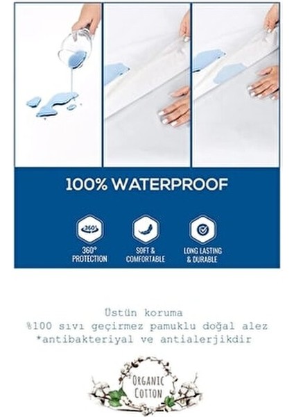 Sıvı Geçirmez Pamuklu Lastikli Alez fırsatları