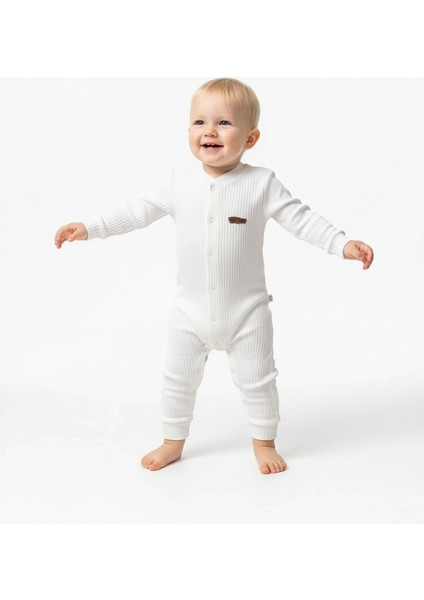 Çizgili Uzun Kollu Tulum