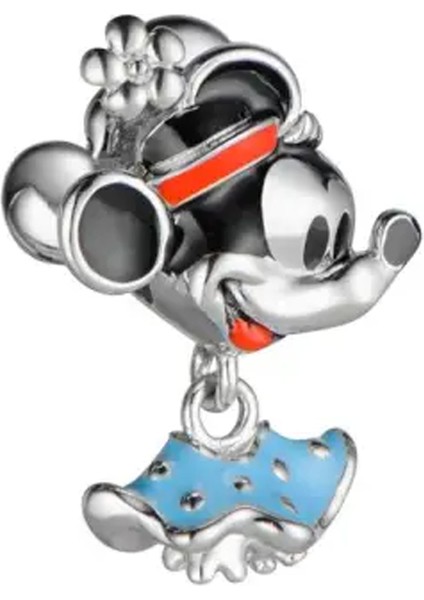 Büyülü Mickey Gümüş Charm
