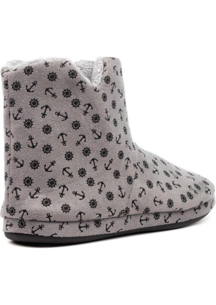 Erkek Panduf Kışlık Ev Botu Süet Çapa Desen fiyatları