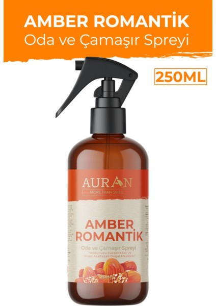 Amber Romantik Oda ve Çamaşır Spreyi 250ML