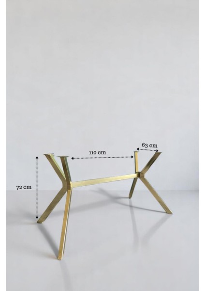 Miralay Metal Taslı Masa Ayağı - Gold fiyatları