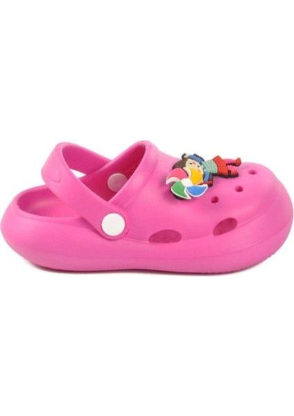 Kız-Erkek Çocuk Yumurcak Etiketli Bahçe Plaj Havuz Günlük Eva Cross Sandalet Terlik