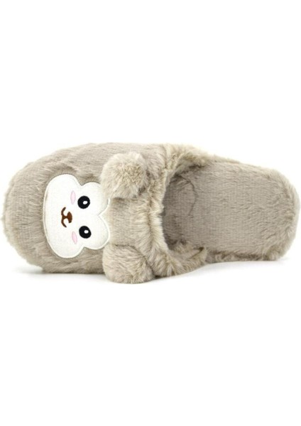 Anne Kız Ev Terliği Rahat Peluş Tüylü Kışlık Terlik Hayvanlı fiyatları