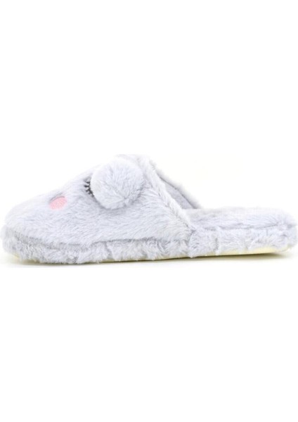 Anne Kız Ev Terliği Rahat Peluş Kuzu Figürlü Kulaklı Tüylü Kışlık Terlik Hayvanlı modelleri