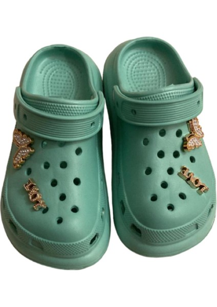 Riva Kaymaz Taban Yumuşak Esnek Taşlı Günlük Kız Çocuk Terlik fiyatları