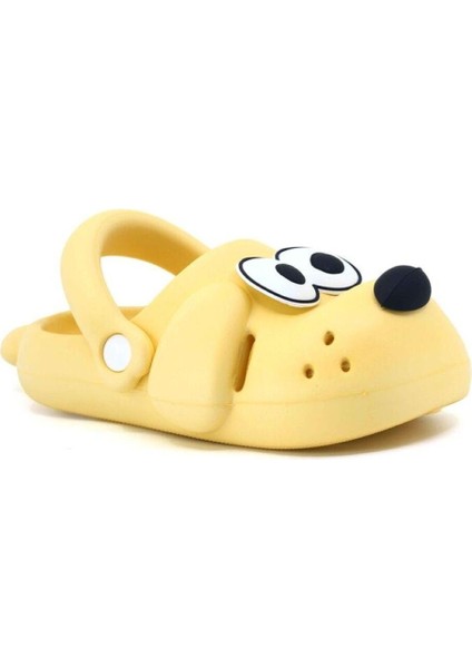 Unisex Çocuk Doggy Camgöz Bahçe Plaj Havuz Günlük Lux Eva Sandalet Terlik