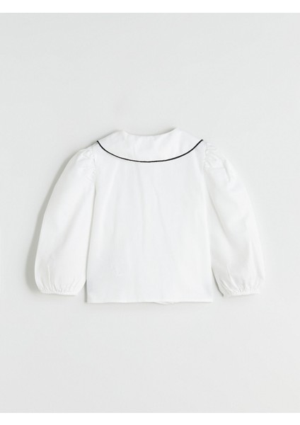 Yeni Sezon Bebe Yaka Kız Çocuk Gömlek modelleri