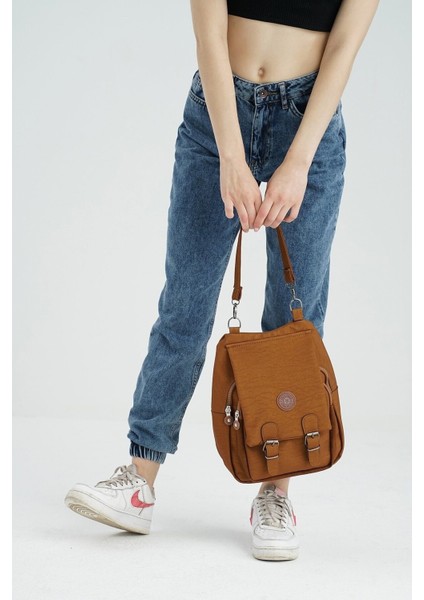 Kadın Krinkıl Kumaş Okul El ve Sırt Çantası fiyatları