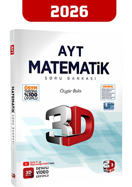 2026 3D Ayt Matematik Soru Bankası